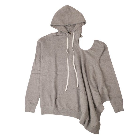 UNRAVEL PROJECT Gray Hoodie Sweatshirt Dress Size XS $650 - Picture 1 of 5